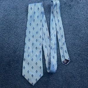 Club Room Blue Patterned Tie